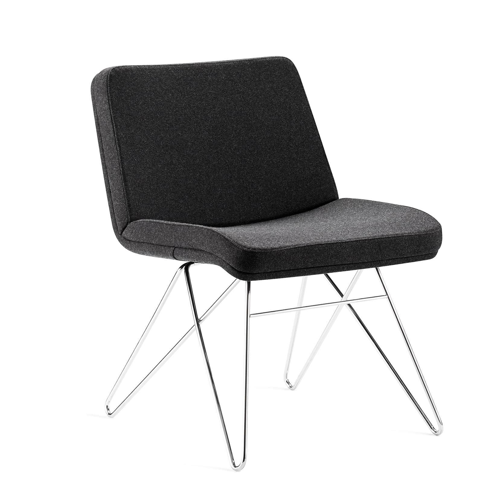Designed by Joachim Jensen, the complete CrissCross line includes high back, mid back and low back lounge pieces as well as high back and mid back conference chairs.