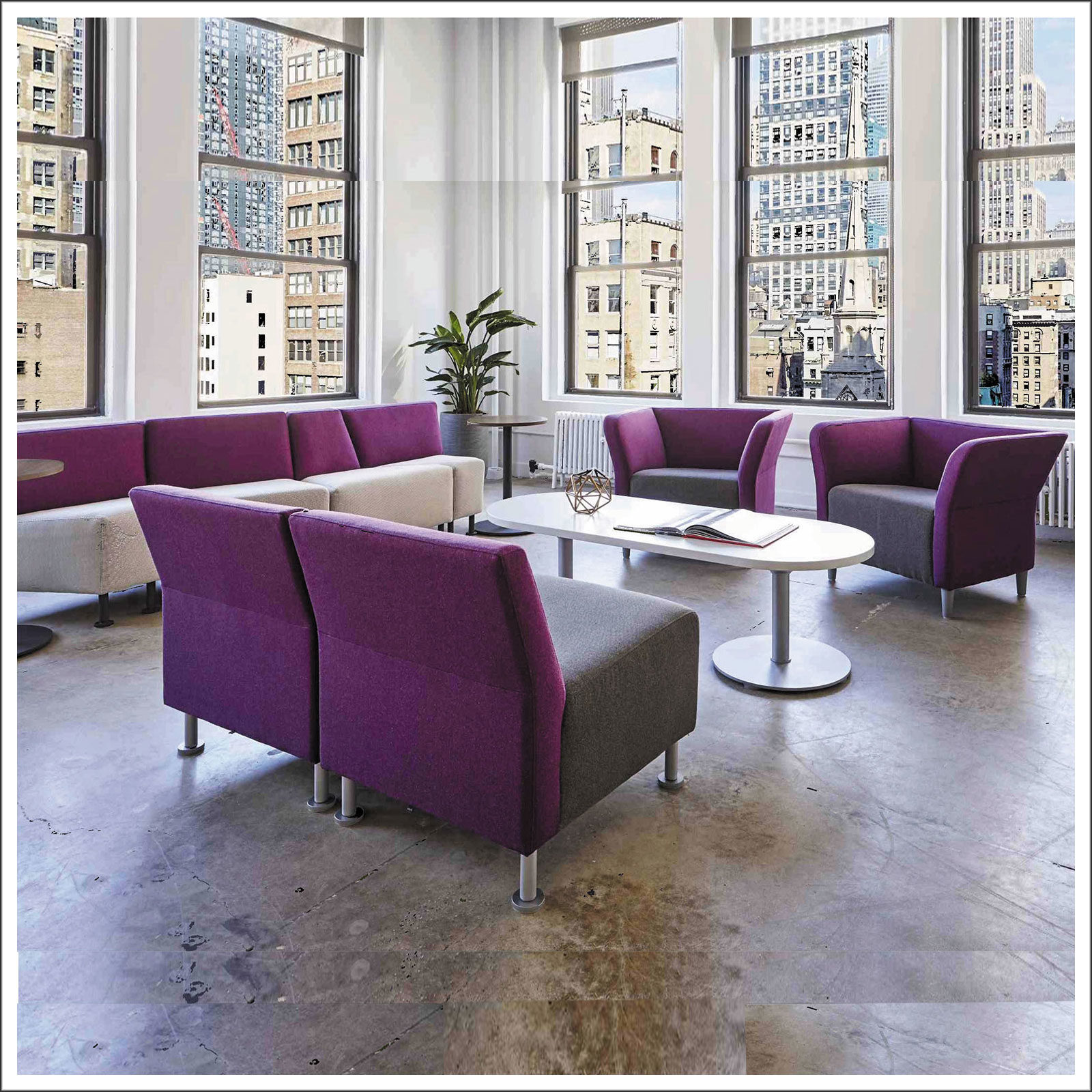 Hon Flock Series for Reception Room Seating