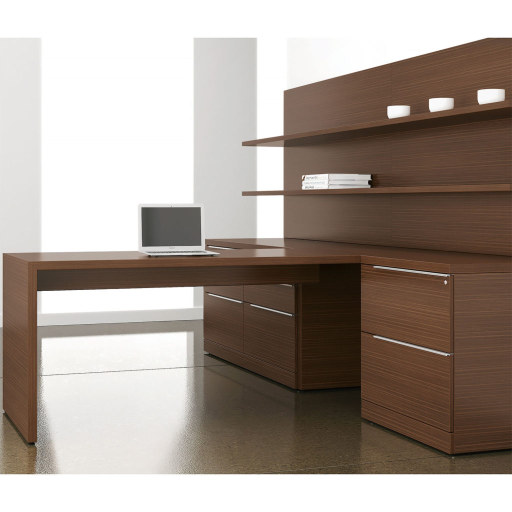 Executive Desks in Rich Walnut Wood