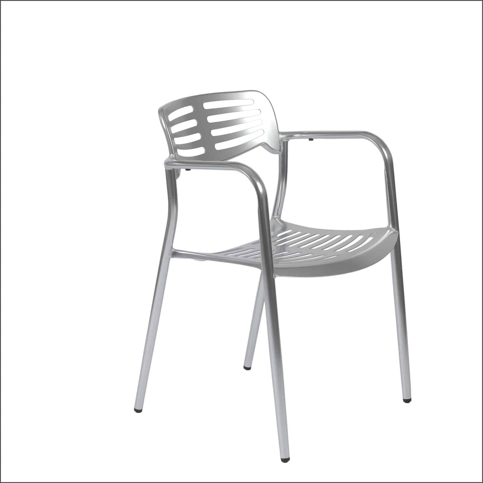 Welded Aluminum Bistro Chair