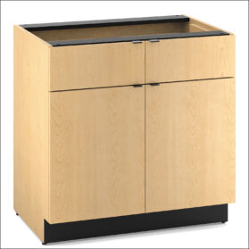 Cabinet for built in use