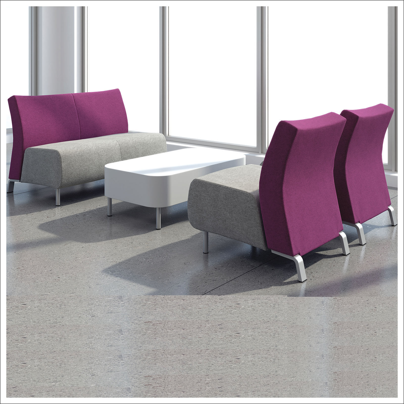 Krug Cressida Series Reception Room Seating