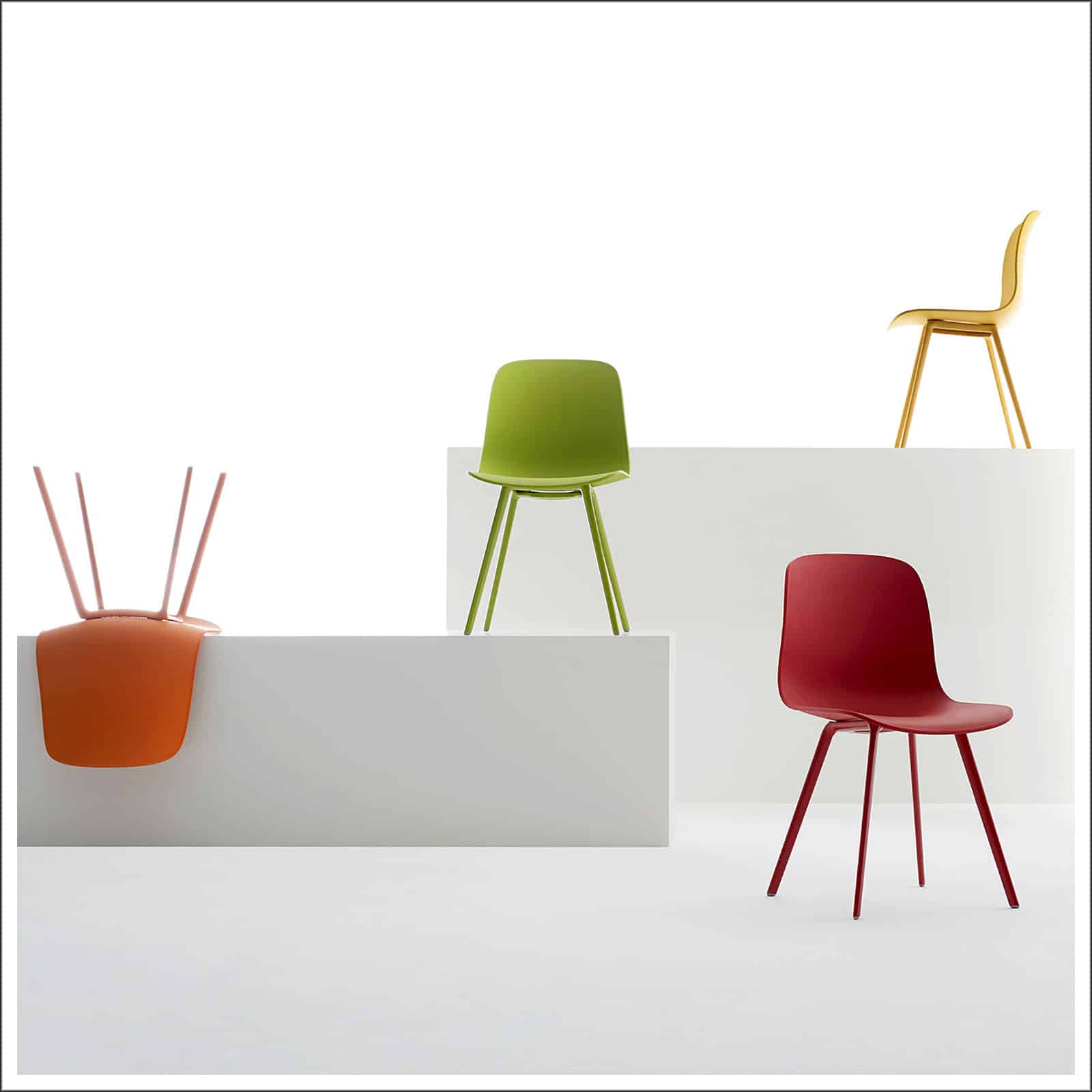 Liven up your break-room with vibrantly colored chairs