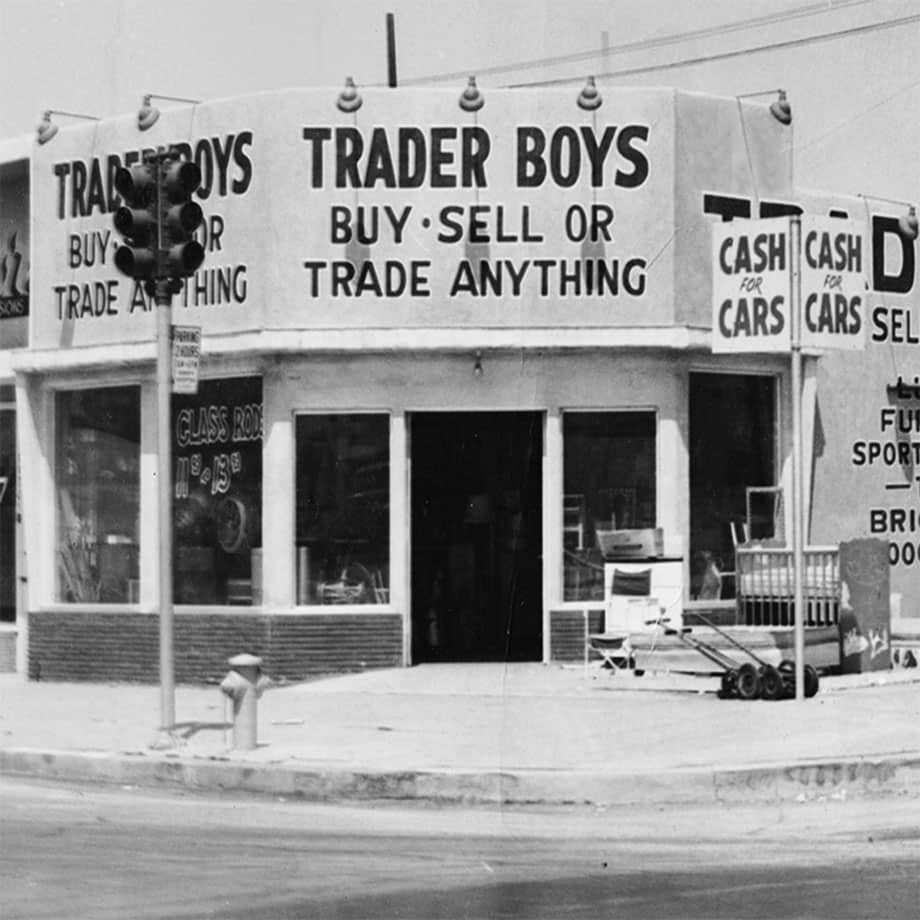 Trader-Boys opening day in 1949