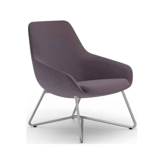 9 to 5 Lobby Room Chair in Lilac Fabric