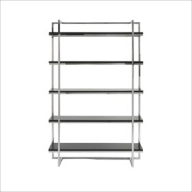 Bookcase Eurostyle 5-Shelf Black 27532