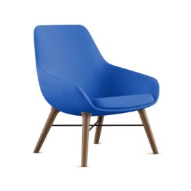 9 to 5 Lilly Series Accent Chair in Blue Fabric