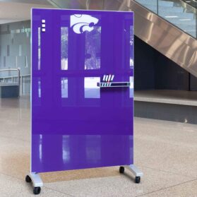 Clarus Go Mobile Series Translucent Purple Glass Board