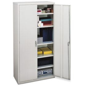 Hon Brigade 5 Shelf Steel Storage Cabinet With Doors