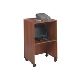 Presentation Media Cart Cherry