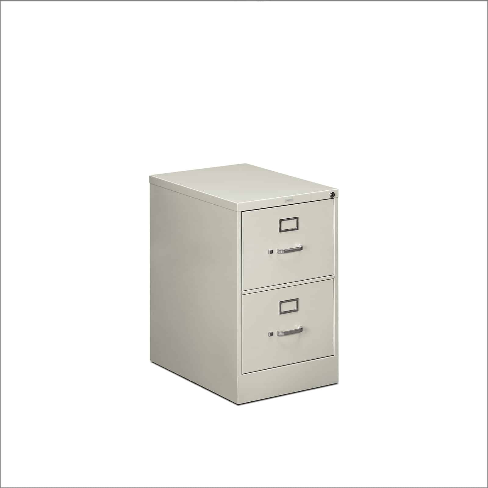 Hon File Cabinet H312 Letter Size 2 Drawer Vertical Black Finish