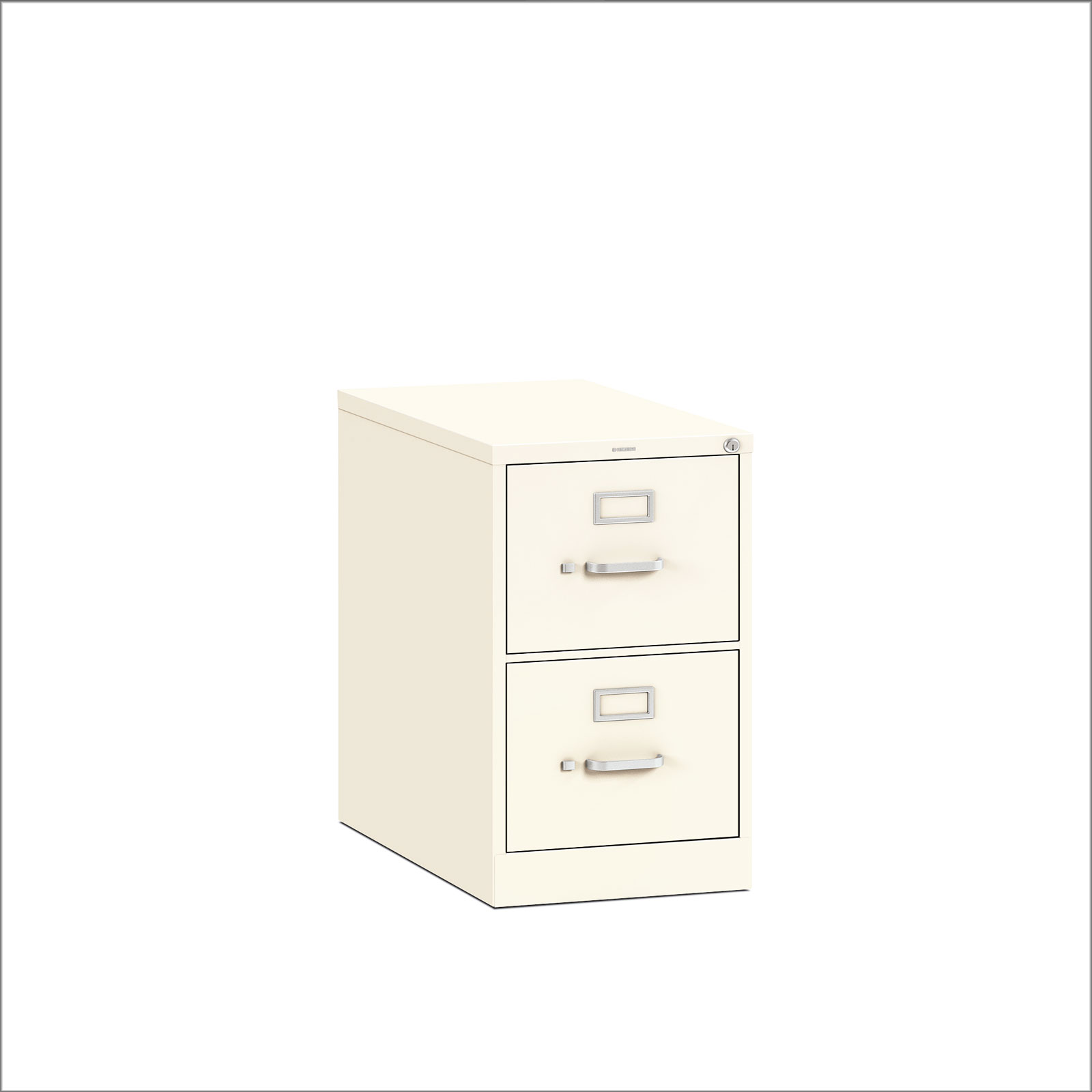 Hon File Cabinet H312 Letter Size 2 Drawer Vertical White Finish