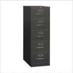 5 Drawer Vertical Charcoal File Cabinet