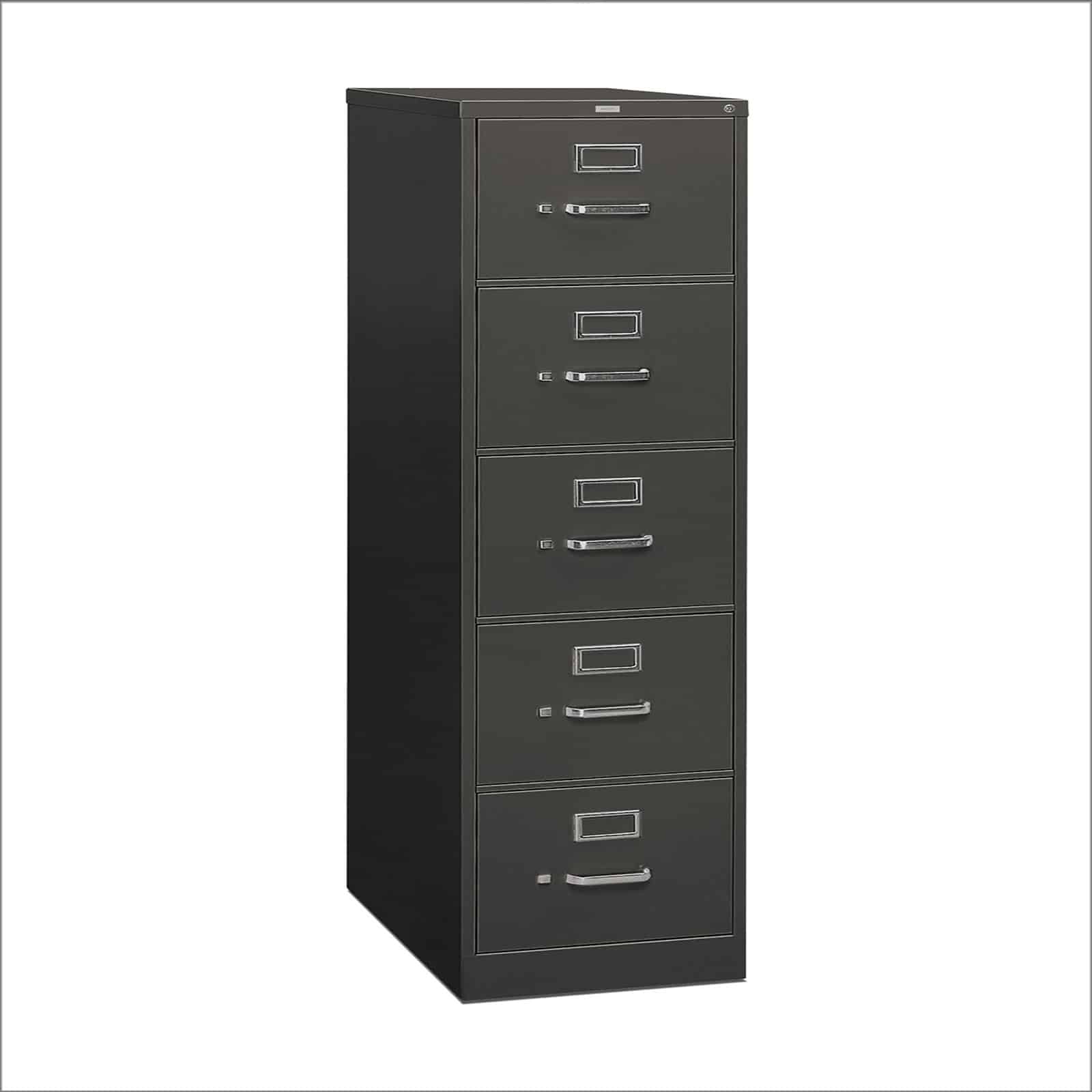Hon Letter Size 5 Drawer Vertical File Beige Filing