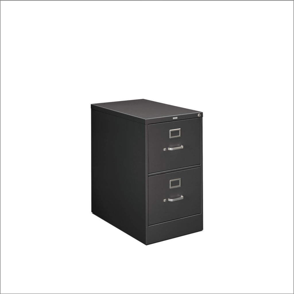 Hon 2 Drawer Vertical File Charcoal Finish Paint
