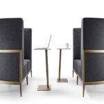 Offer an acoustic shelter in open spaces for impromptu work or meeting