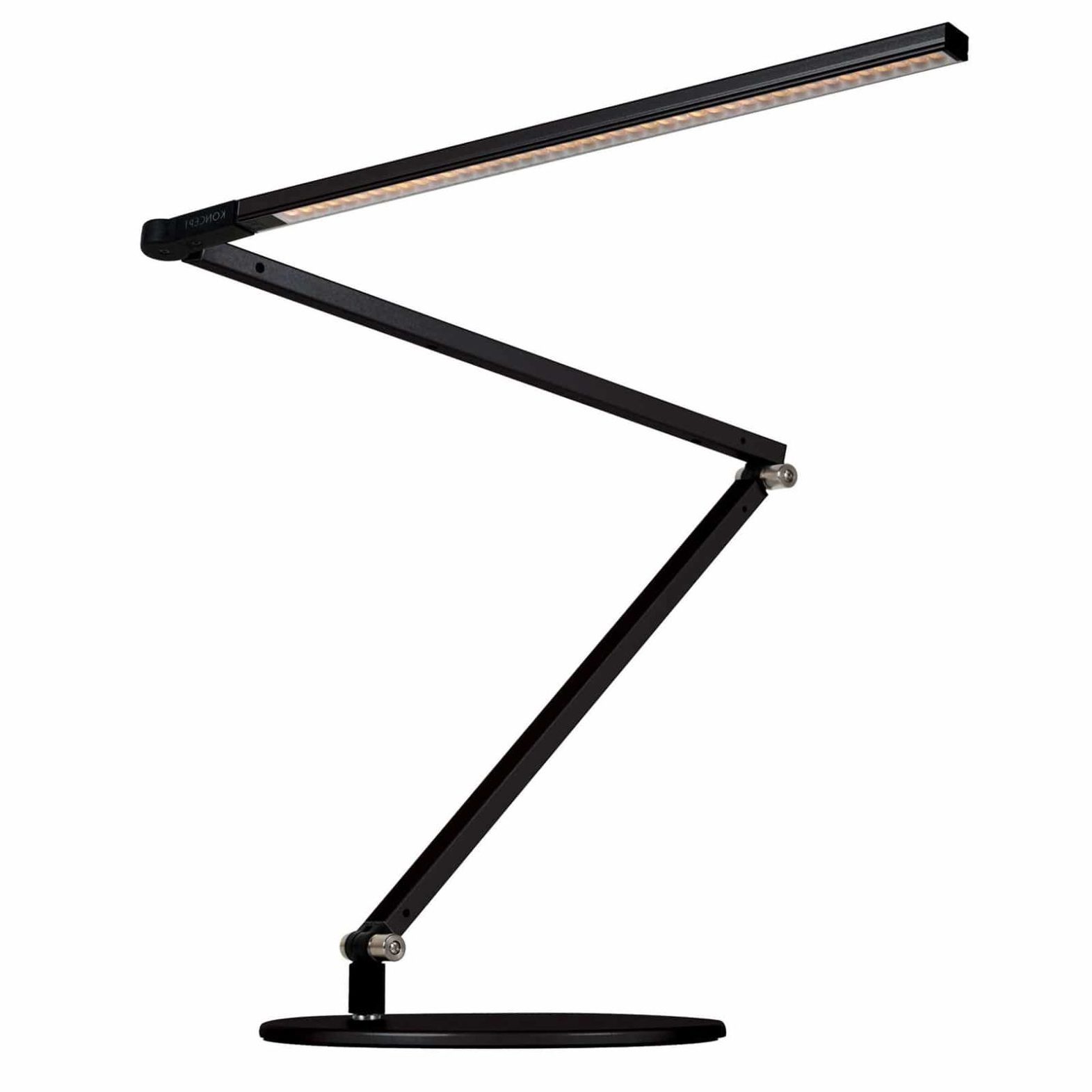 Z Bar Red Led Modern Desk Lamp