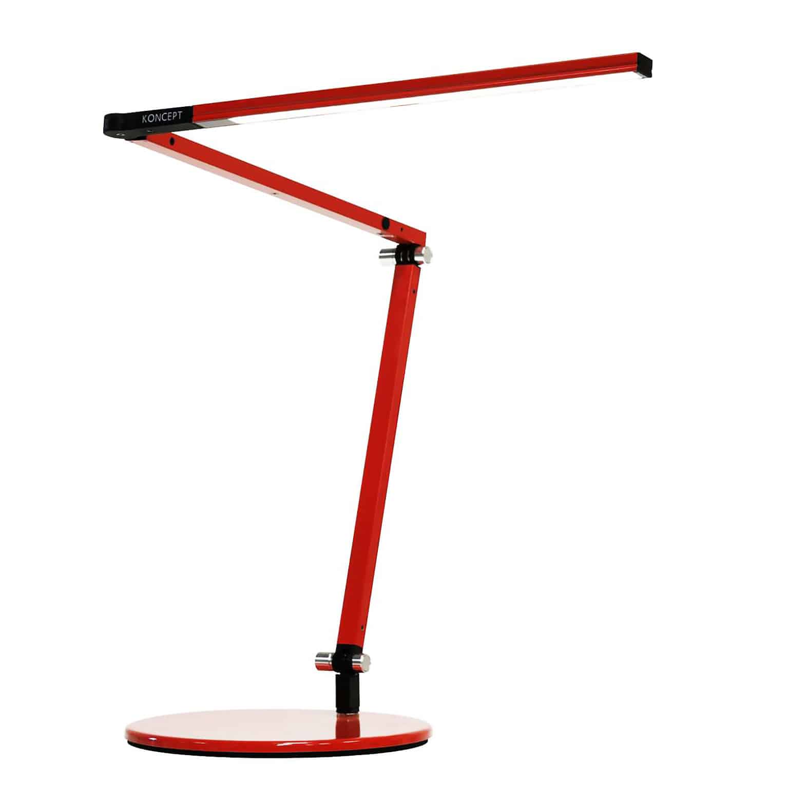 Koncept Z-Bar Desk Lamp Red: Illuminating Elegance and Efficiency