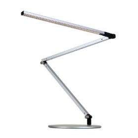 Koncept Z-Bar Desk Lamp Silver: Illuminating Elegance and Efficiency