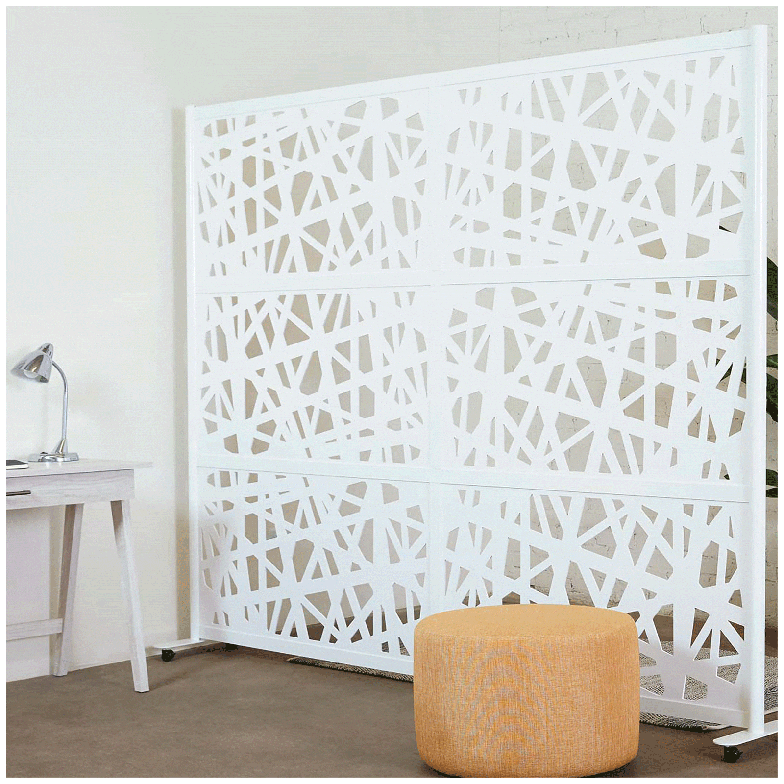 Make a statement in your space while defining it with Loftwall Web Room Dividers