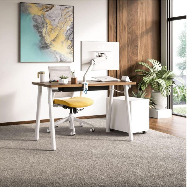 Reya Table SitOnIt Seating Reya Computer Table For Home Office Near Me