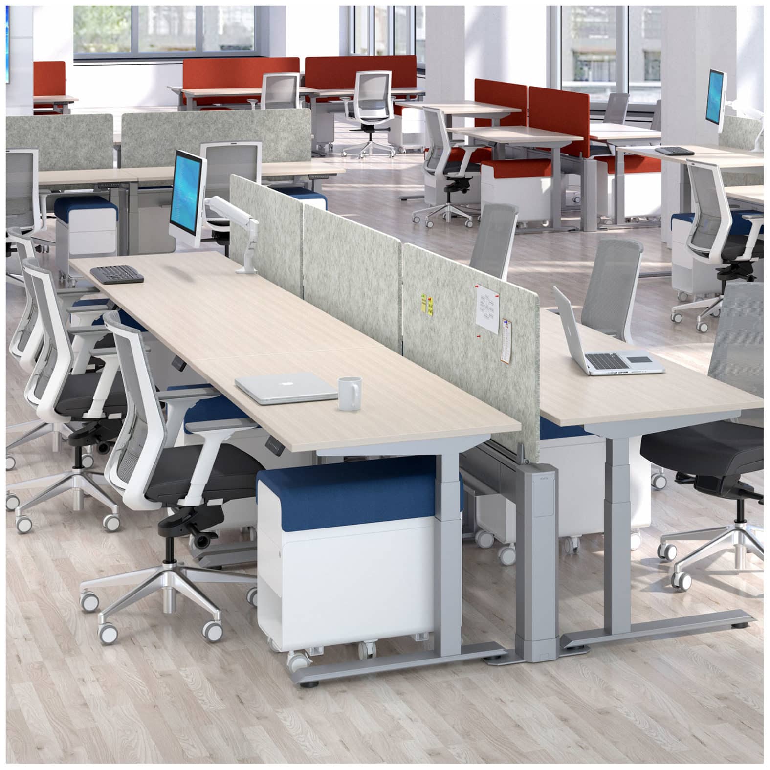 Steelcase Work Tents for zoning open workspaces