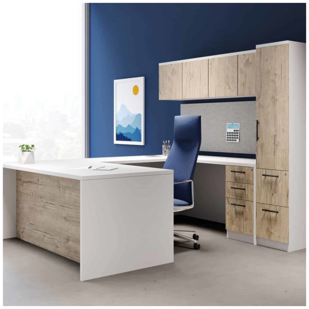 Convergence office desks are DeskMakers best selling series