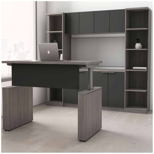 Deskmakers' Ascend Milano Series Sit to Stand Desk