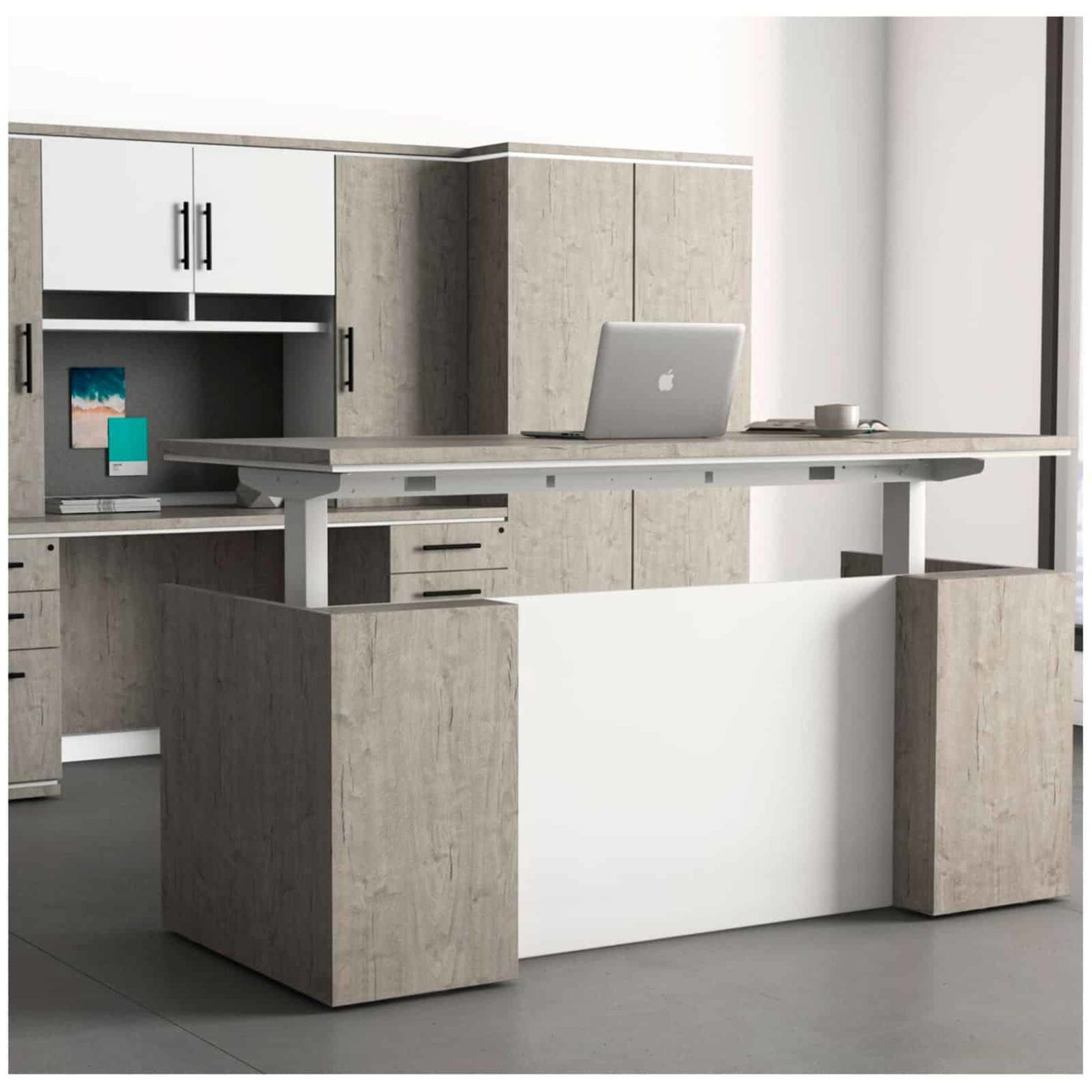 Deskmakers' Milano Series Sit to Stand Desk