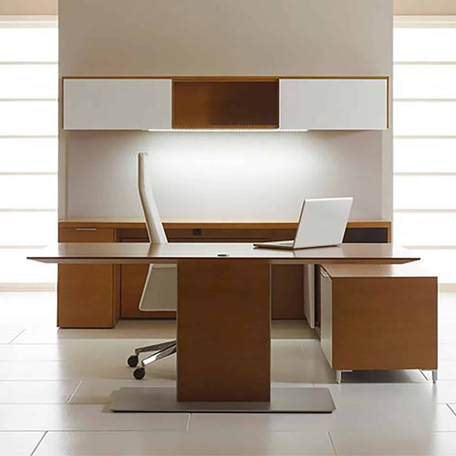 Darran Rift Series Wood Sit-to-Stand Table