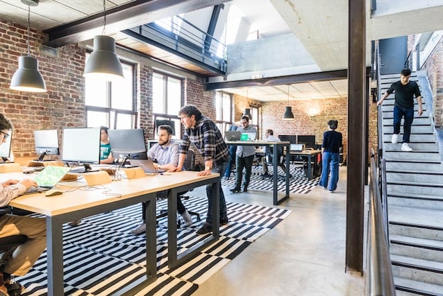 A modern and elegant office